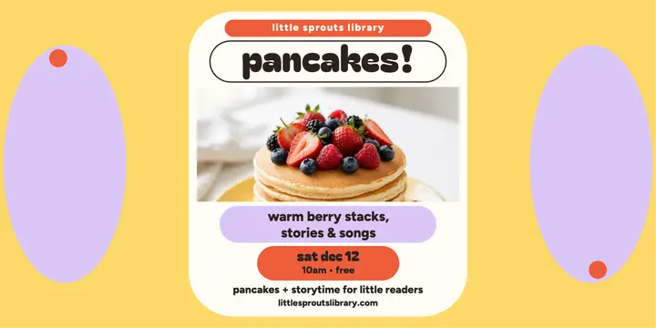 Little Sprouts pancake breakfast post template