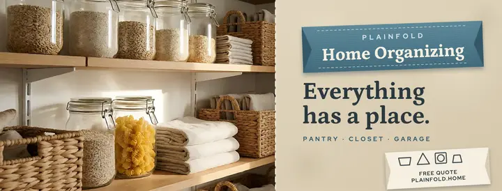 Pantry and closet organizing woven label cover template