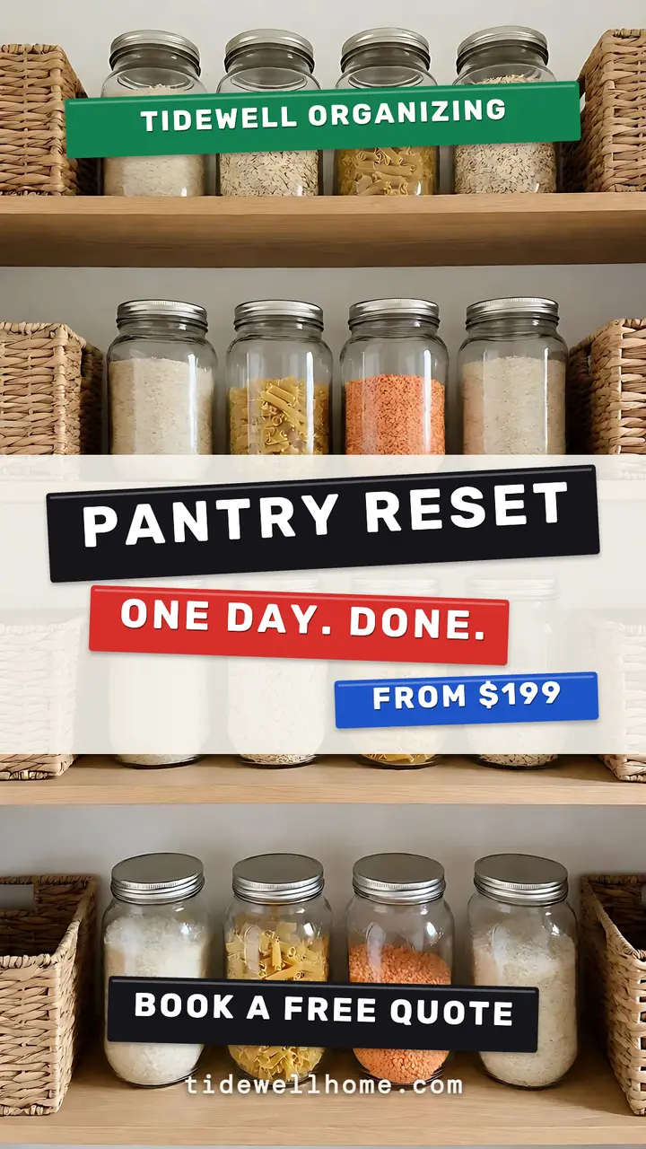 Pantry reset label-maker story template