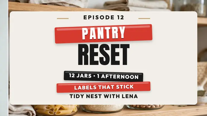 Pantry Reset labels thumbnail template