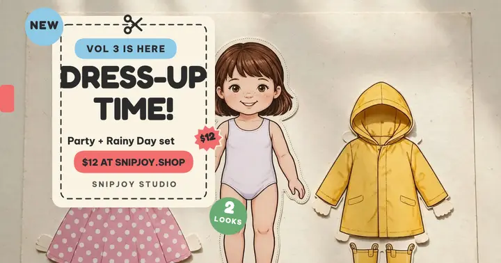Snipjoy paper-doll outfit drop post template