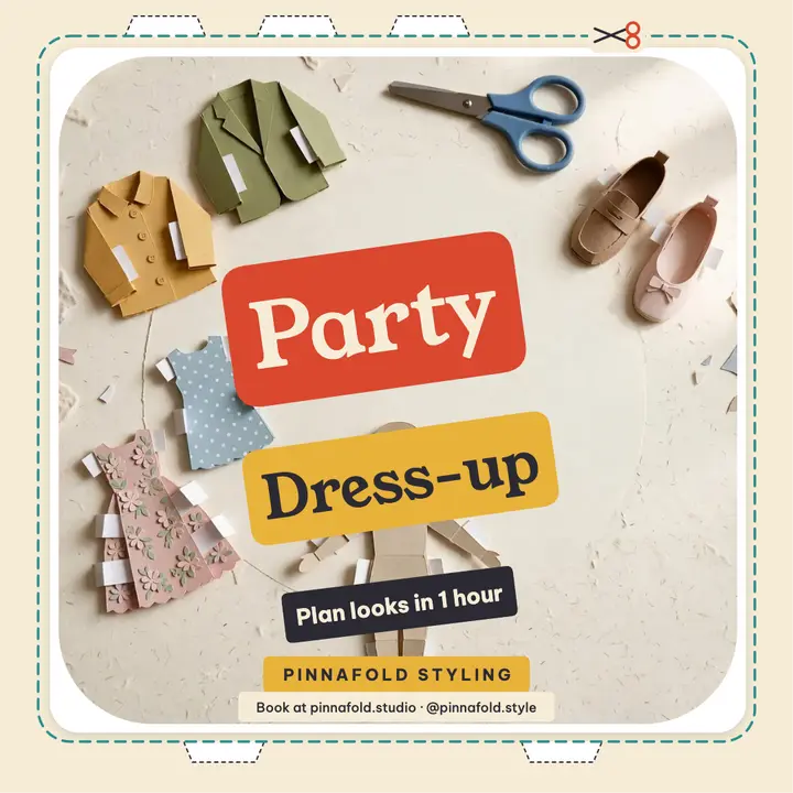 Paper doll wardrobe planning stylist post template