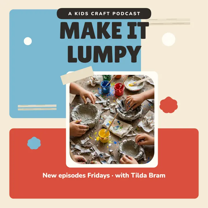 Make It Lumpy craft podcast cover template