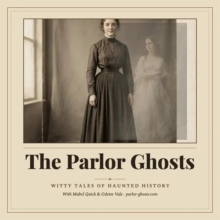 The Parlor Ghosts spirit photo podcast cover template
