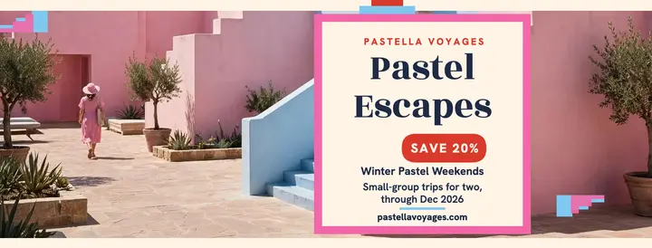 Pastella Voyages pastel escapes cover template