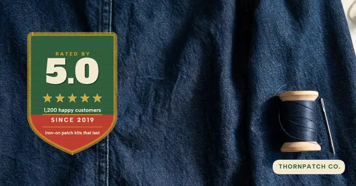 Thornpatch Co. 5.0 rated patch shop review post: review score post template