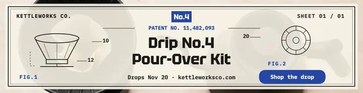 Kettleworks Drip No.4 patent billboard template