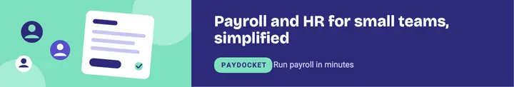 Payroll and HR for small teams template