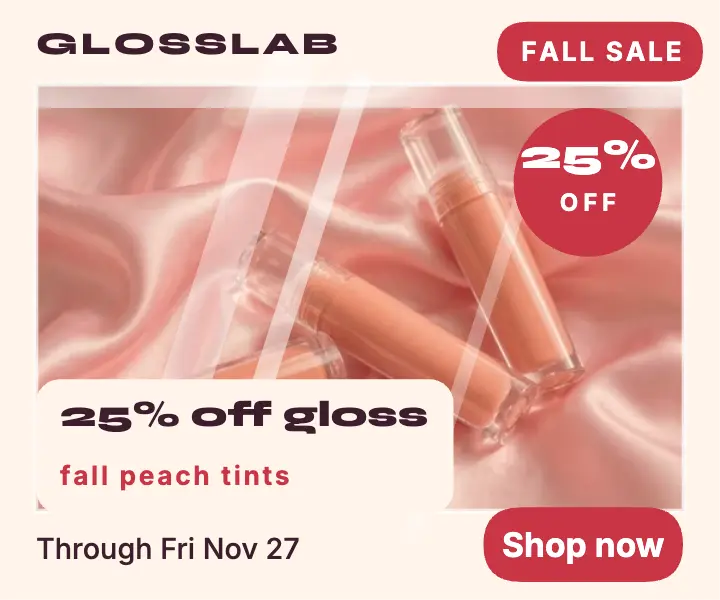 Glosslab fall gloss sale vinyl ad template