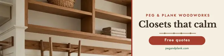Peg and Plank closet LinkedIn banner template