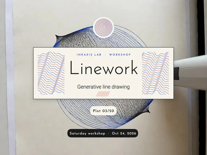 Inkaxis generative drawing workshop slide template