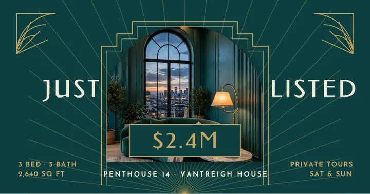 Just listed penthouse, Neo Deco template