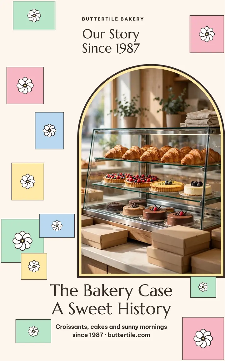 Buttertlie bakery story ebook cover template