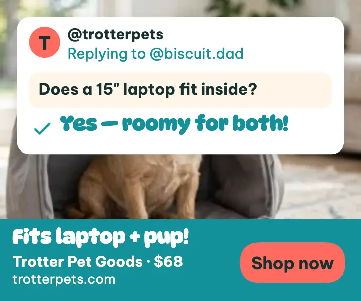 Trotter carrier fits reply ad template
