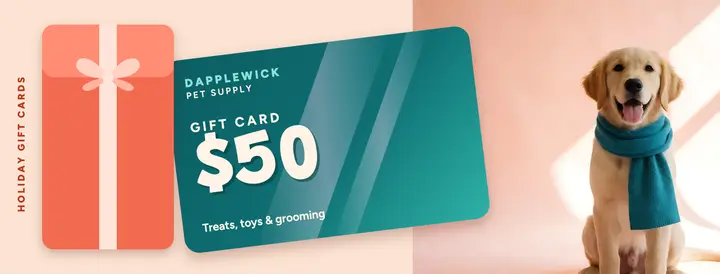 Dapplewick pet shop gift card cover template