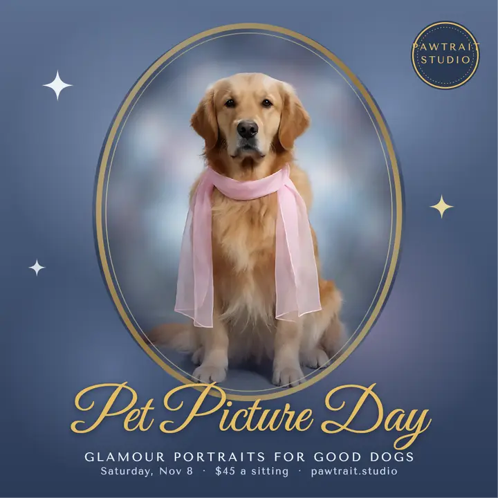 Pawtrait Studio picture day post template