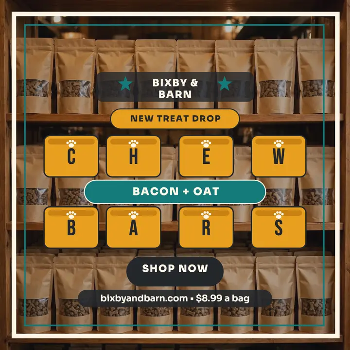 Bixby and Barn Chew Bars shelf post template