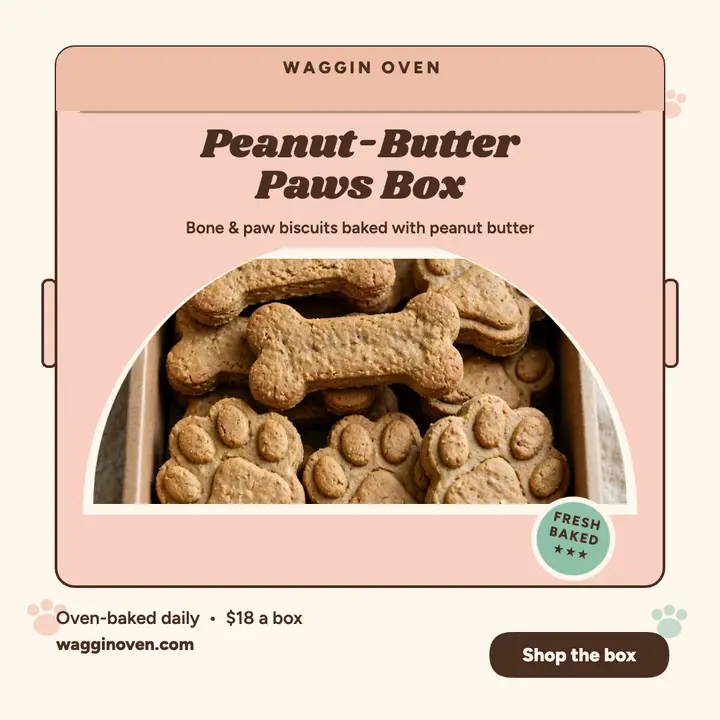 Waggin Oven treat box window post template