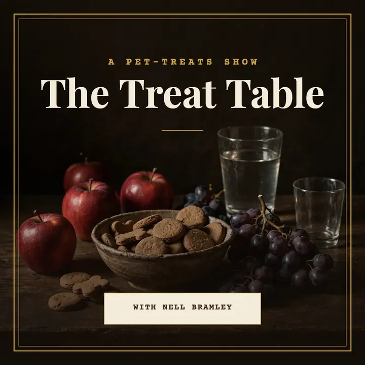 The Treat Table pet treats podcast cover template