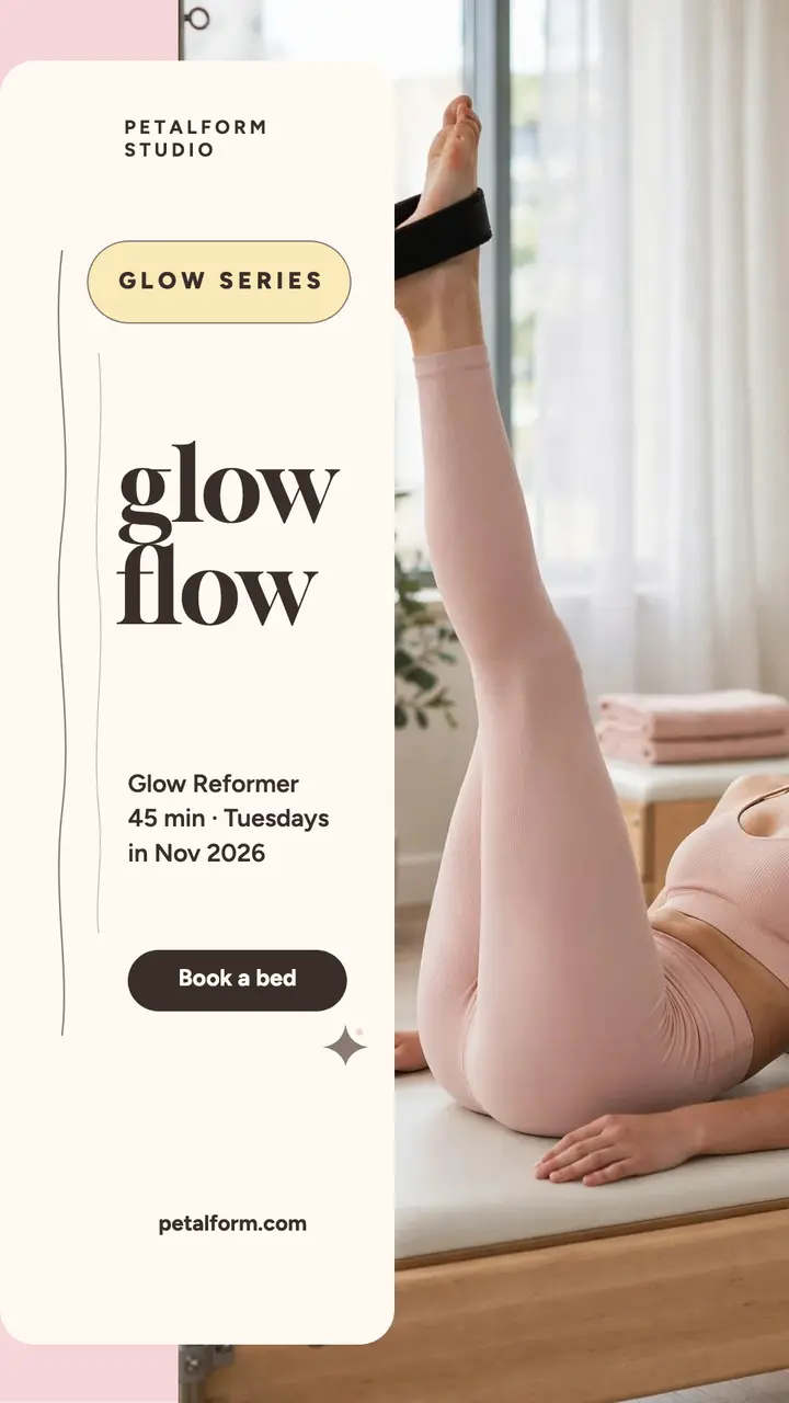Petalform glow reformer story template