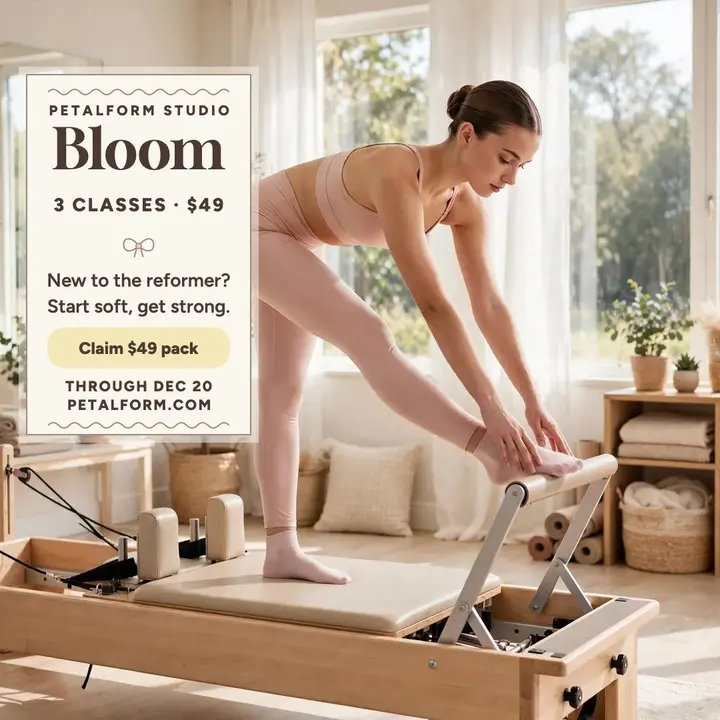 Petalform pilates starter offer post template