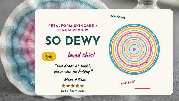 Petalform serum review thumbnail template