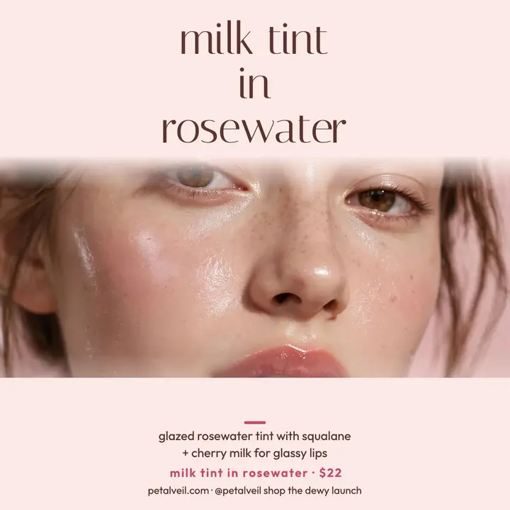 Petalveil milk tint in rosewater post template