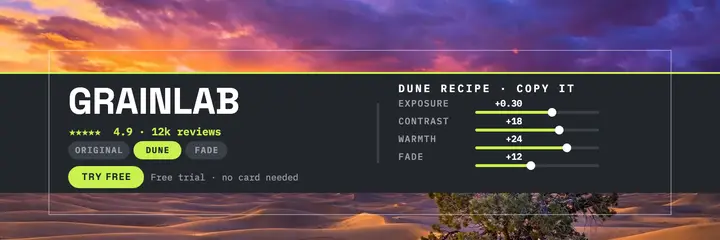 Grainlab desert edit recipe review header template
