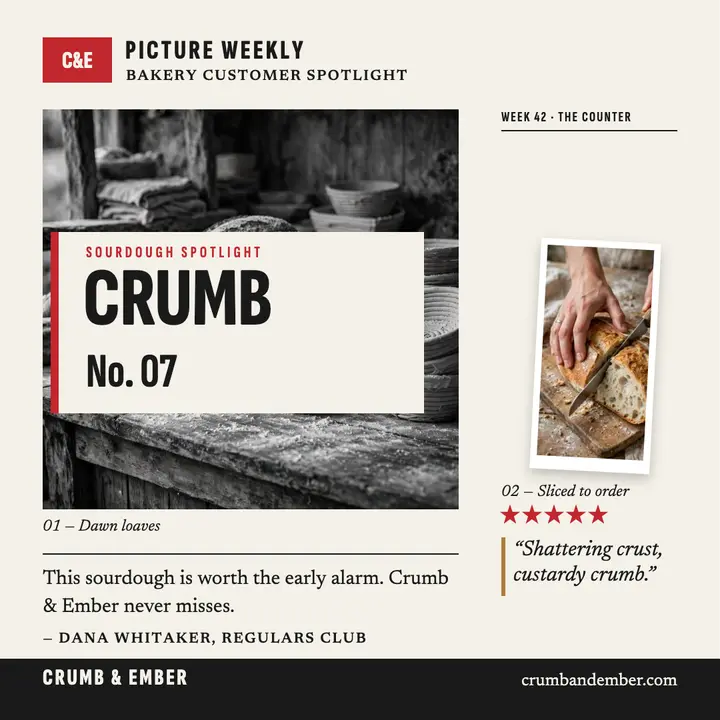 Crumb and Ember sourdough spotlight review template