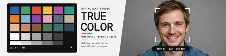 Northlight Studio color chart banner template