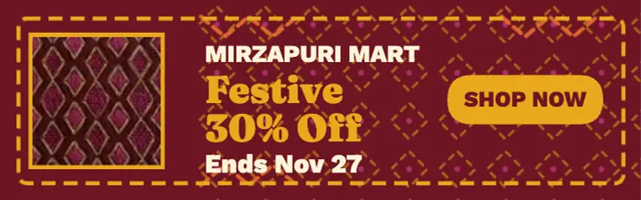 Mirzapuri festive sale banner template