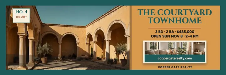Copper Gate courtyard townhome header template