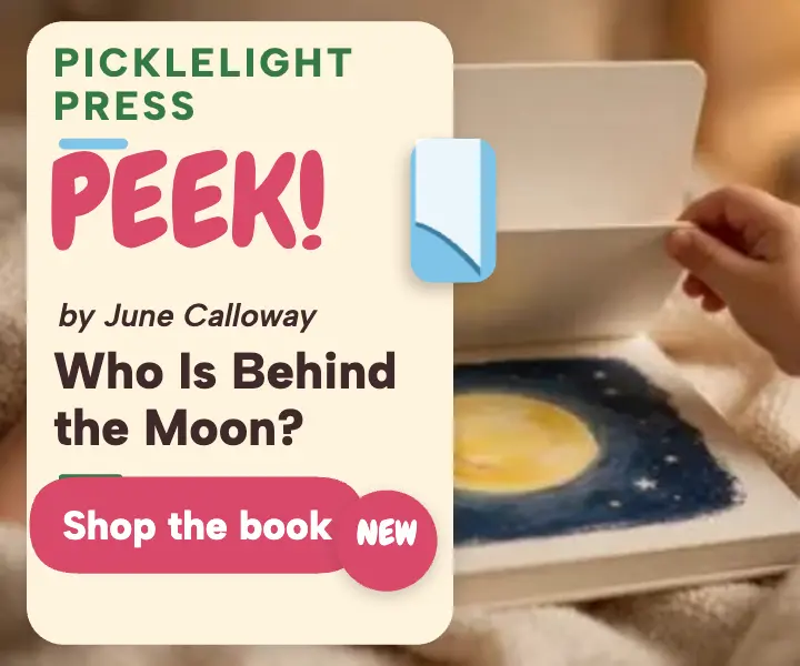 Picklelight lift-the-flap book ad template