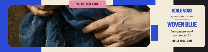 Odile Voss picture-book painter banner template