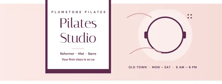 Pilates studio cover template