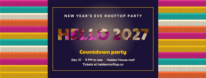 Halden Rooftop New Year's Eve template