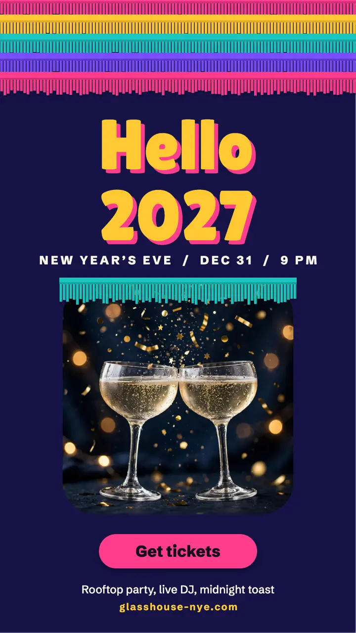 Hello 2027 fringe party story template