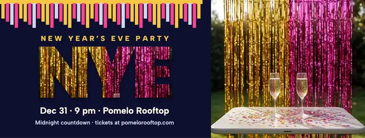 Pomelo Rooftop NYE fringe cover template