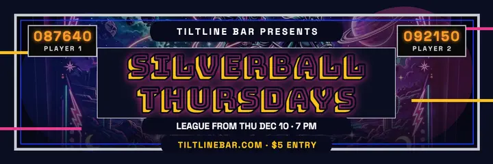 Tiltline pinball league night header template