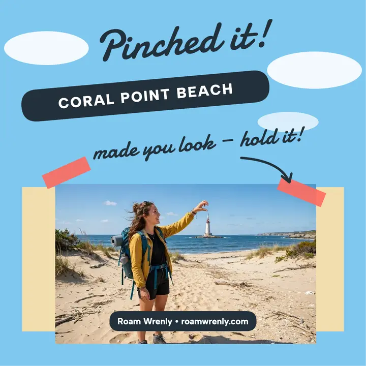 Pinch the lighthouse beach post: beach travel post template
