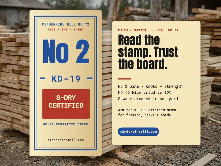 Cinderpine Mill grade stamp slide template