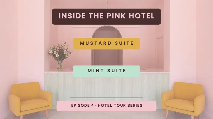 Inside the pink hotel tour thumbnail, storybook symmetry template