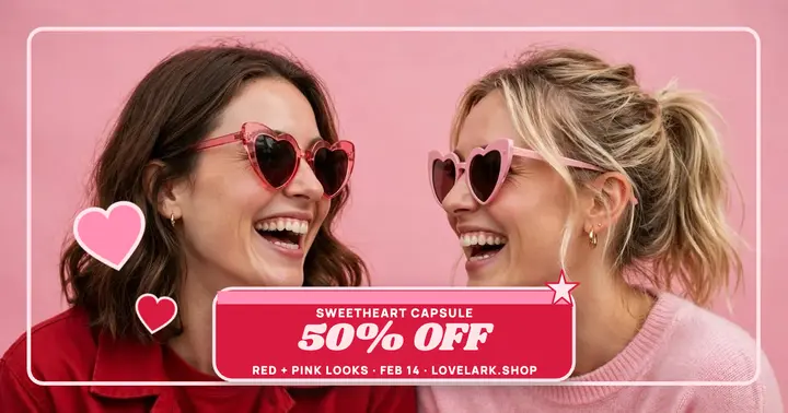 Sweetheart Capsule Valentine sale post template
