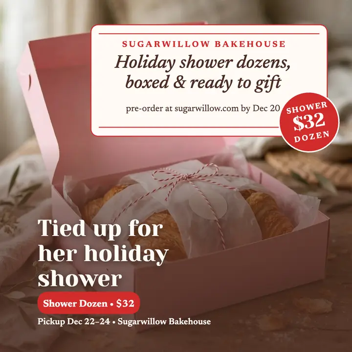 Sugarwillow shower dessert box post template