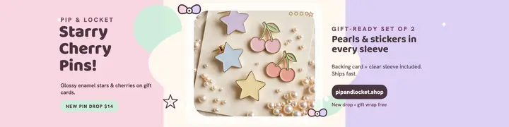 Pip and Locket pin drop banner template