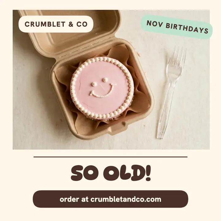 Crumblet bento birthday cake post template
