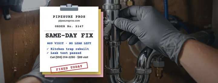 Pipesure Pros same-day fix docket cover template