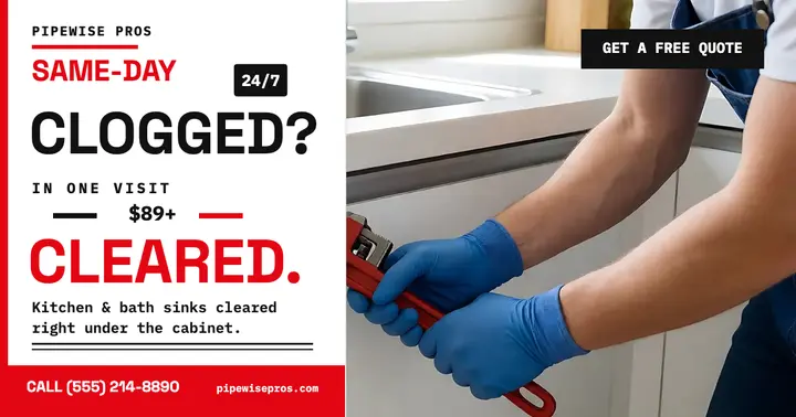 Pipewise same-day drain clearing post template