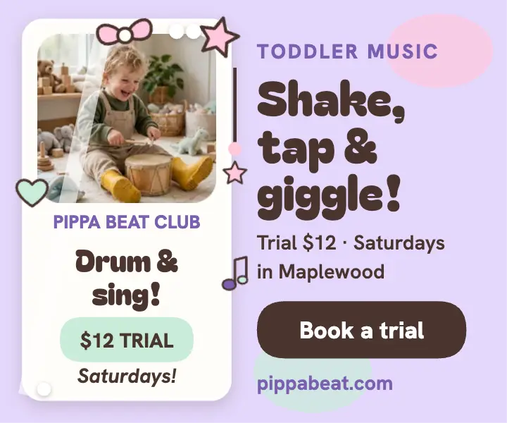 Pippa Beat Club toddler music trial ad template