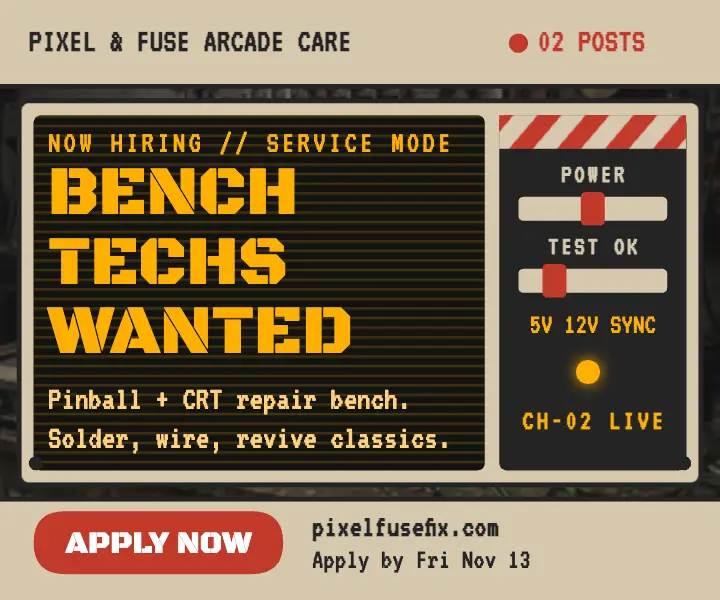 Pixel and Fuse bench techs wanted ad template